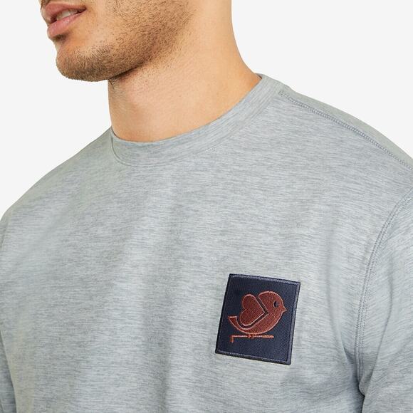 PUMA Cloudspun Sweater Men XL Heather Grey Love Golf Crewneck Stretch Sweatshirt - Picture 3 of 16